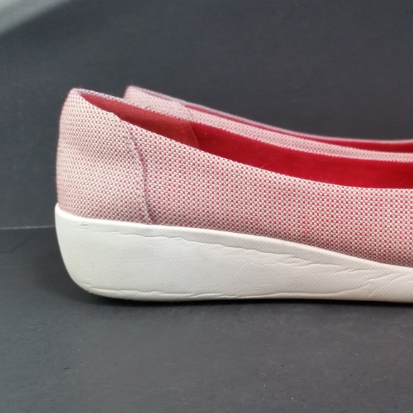 FITFLOP Ballerina Canvas Two Tone Color Sz 10 - Picture 4 of 6